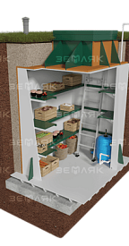 Погреб-Кессон Земляк 1500х2000 (муфта 133) – фото 5 | СТРОЭКОС